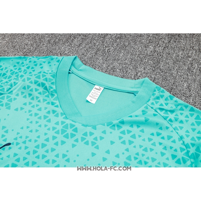 Chandal del Olympique Marsella 2023-2024 Manga Corta Verde - Pantalon Corto